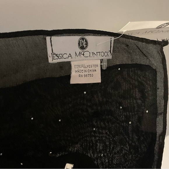 NWT Jessica McClintock Jeweled Scart - Picture 7 of 7